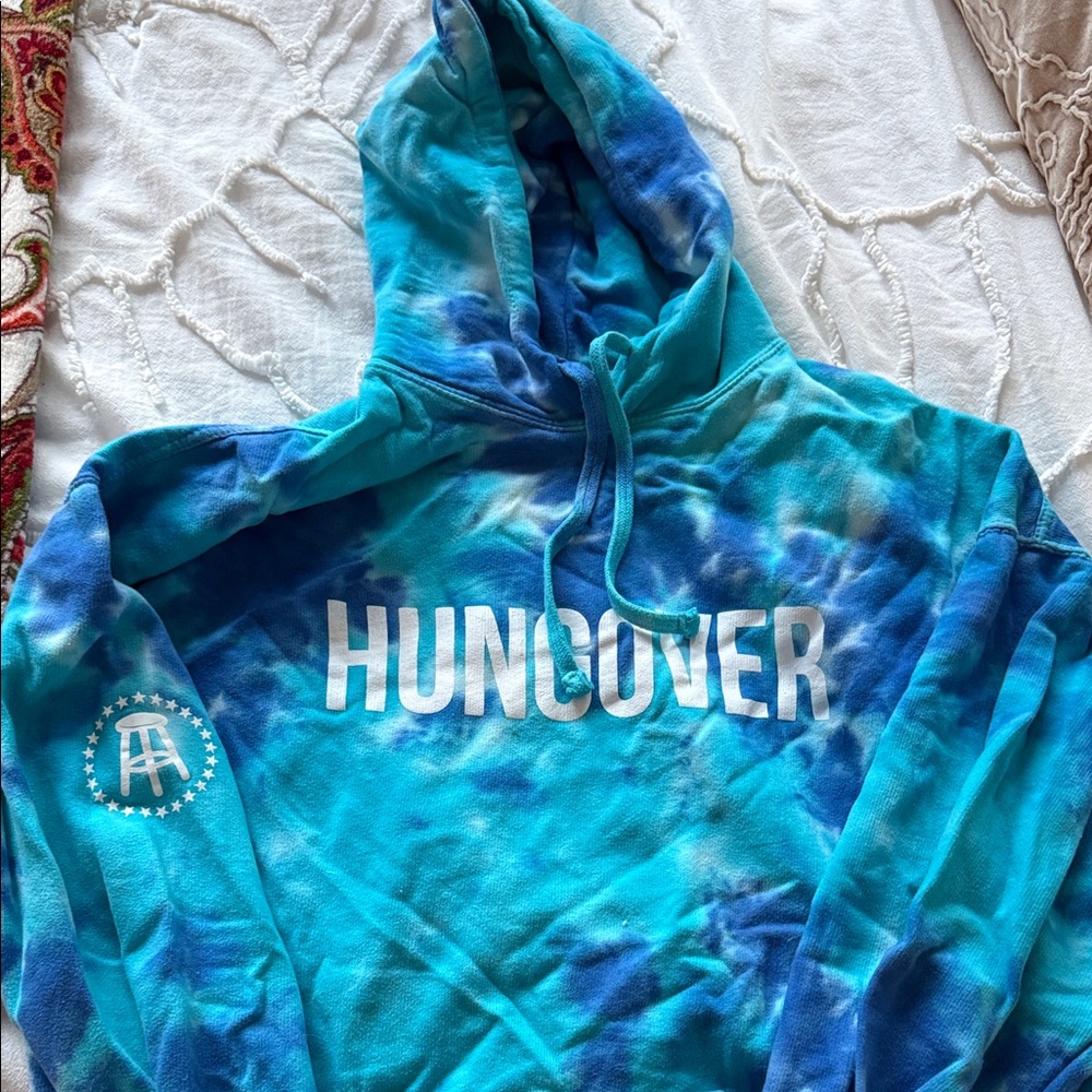 Blue Tie-Dye Hoodie